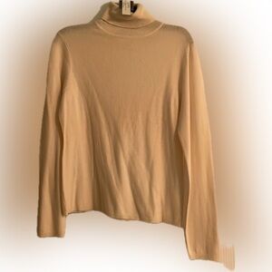 In Cashmere turtle neck sweater- NWT/ Cream